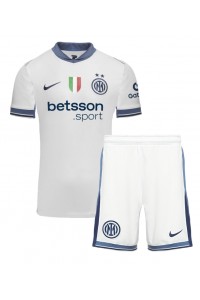 Inter Milan Babytruitje Uit tenue Kind 2024-25 Korte Mouw (+ Korte broeken)